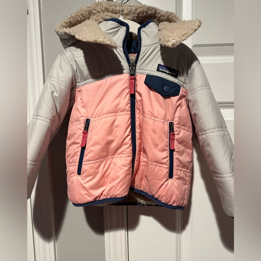 Patagonia Kids Reversible Puffer/Sherpa Jacket